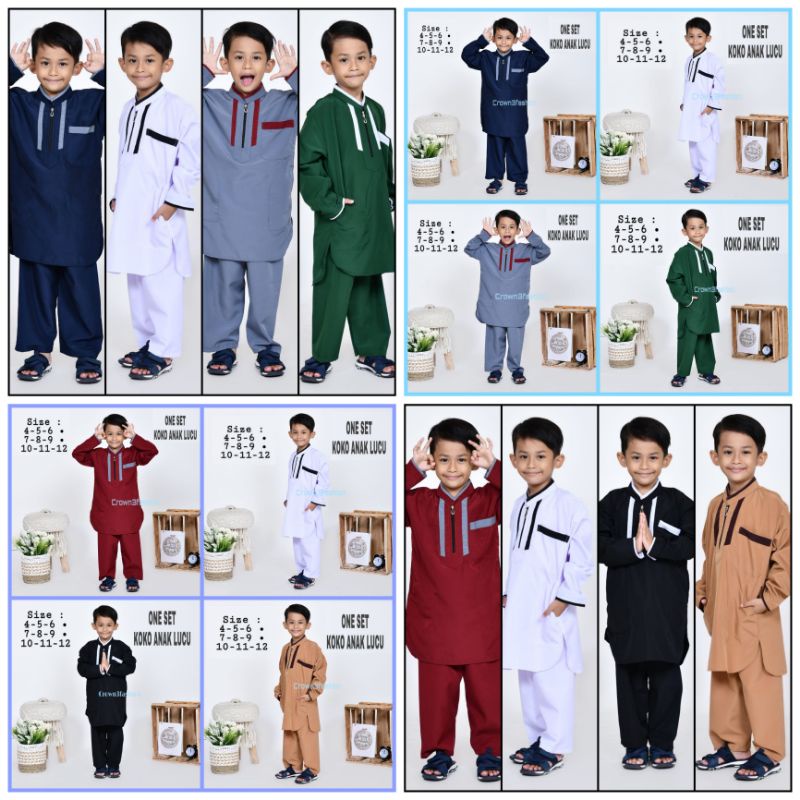 Setelan Koko Kurta Pakistan Anak Lucu *Bisa COD