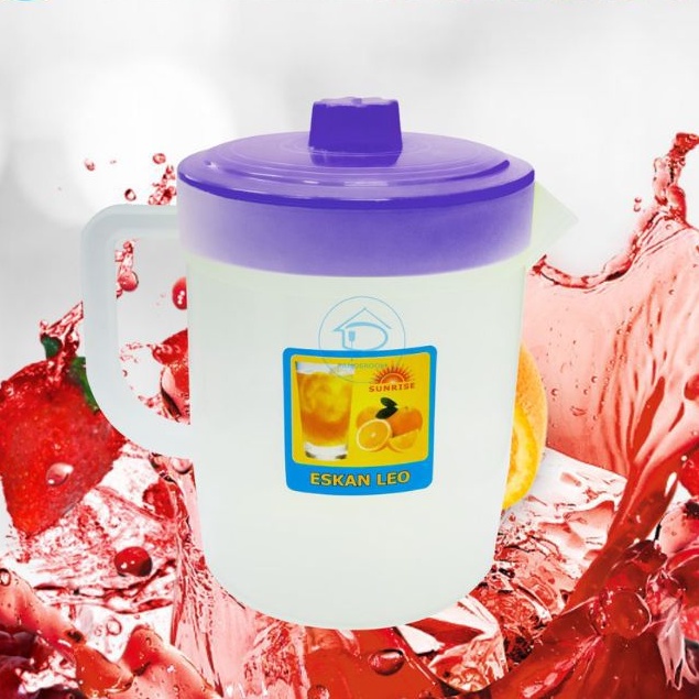 Teko Plastik / Eskan Mini Leo / 1,5 Liter / Teko Teh manis air es / Sunrise