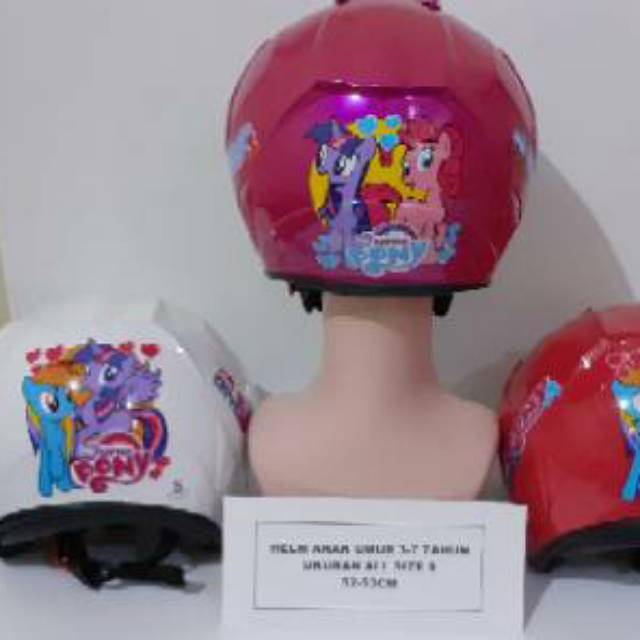 HELM ANAK murah bagus SNI - gambar frozen helokitty cars batman tayo doremon spyderman superman