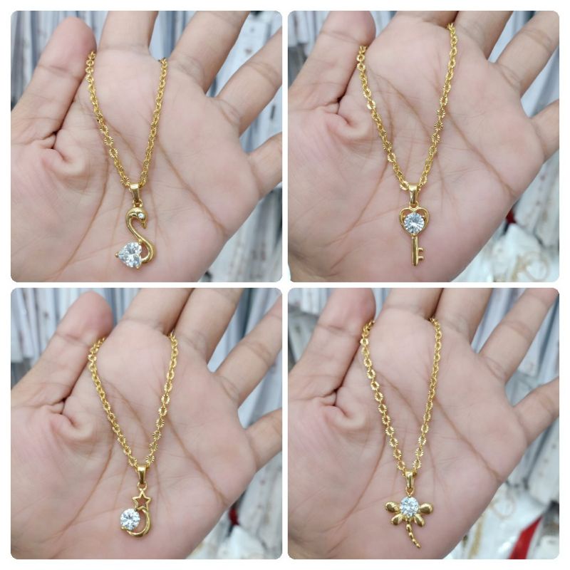 KALUNG LIONTIN TITANIUM ANTI KARAT KL001