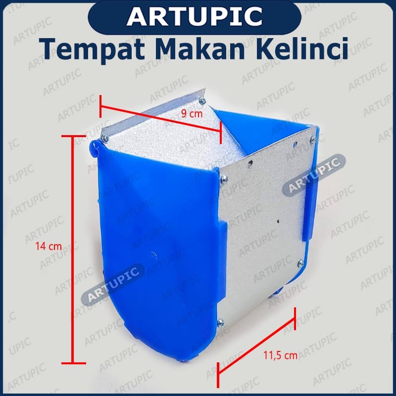 Tempat Makan Kelinci Wadah Makan Kandang Kelinci Artupic Bejubel