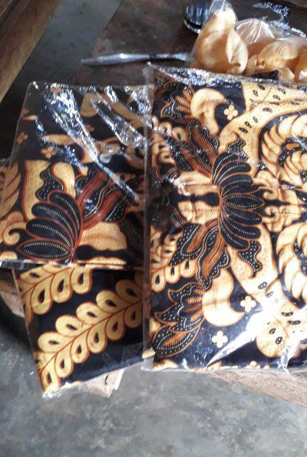 Batik Tunik Shibori Jumputan Terbaru All Size 106cm / Hrb026 Yelbor Navbor / Biru Putih / Original..
