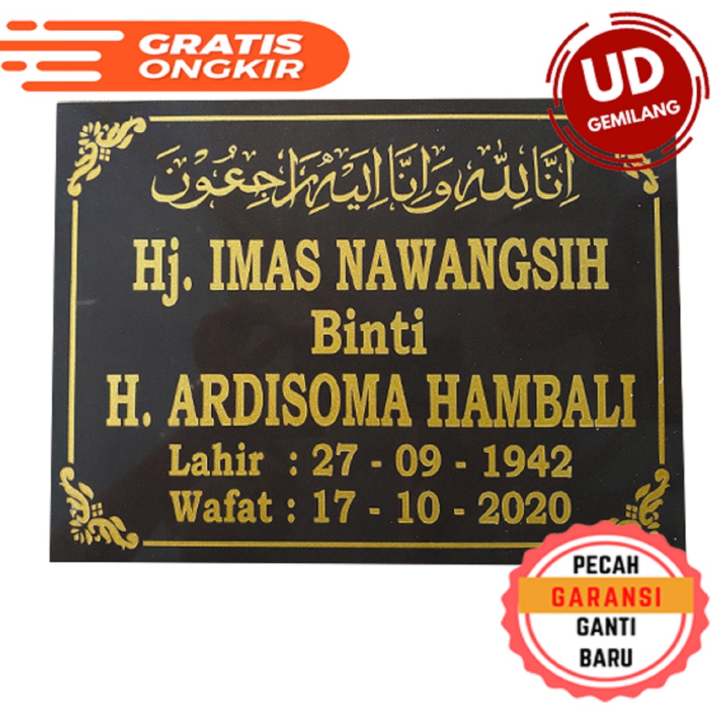 BATU NISAN GRANIT UKURAN 20 x 30 MURAH BERKUALITAS