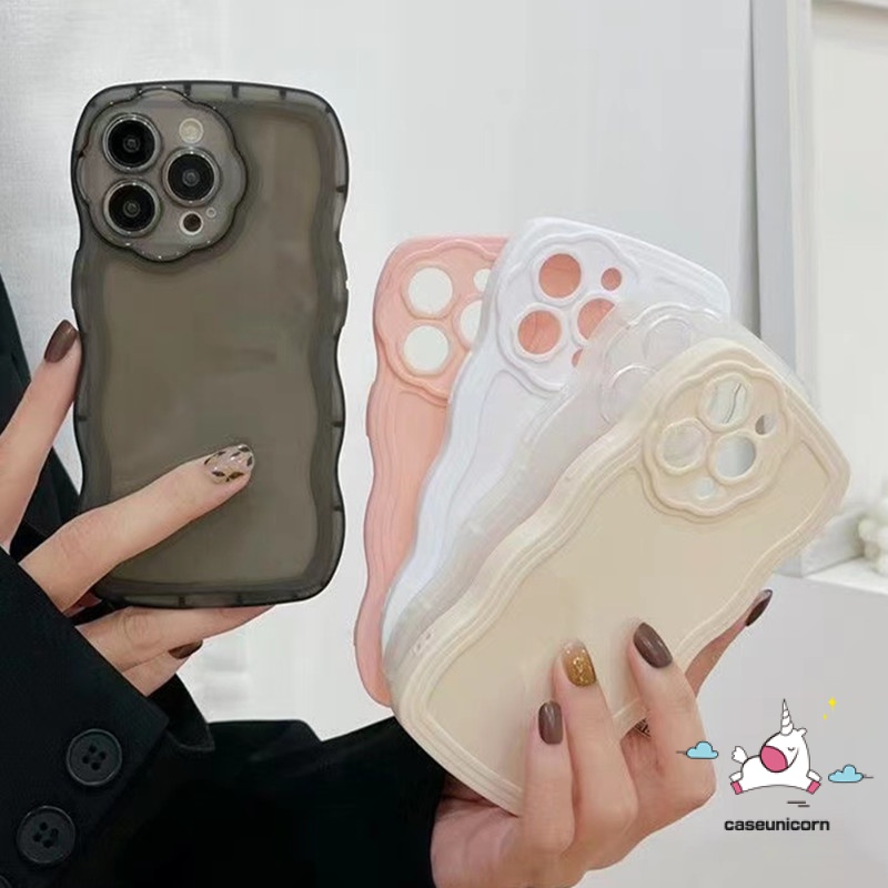 Soft Case TPU Motif Bunga Warna Permen Untuk iPhone 13 12 11 Pro MAX XR X XS MAX SE 2020 7 8 Plus 7plus 8 Plus