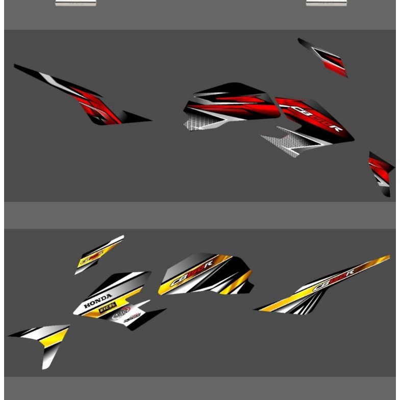 Striping CB150R / CB 150 R 2015 2016 2017 Variasi Sticker Stiker Scotlite Skotlet Motor Lis