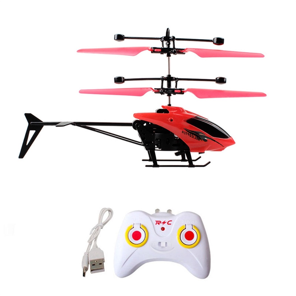 RC Helikopter remote control dan Sensor Tangan - Mainan RC Pesawat terbang Helikopter Remot kontrol