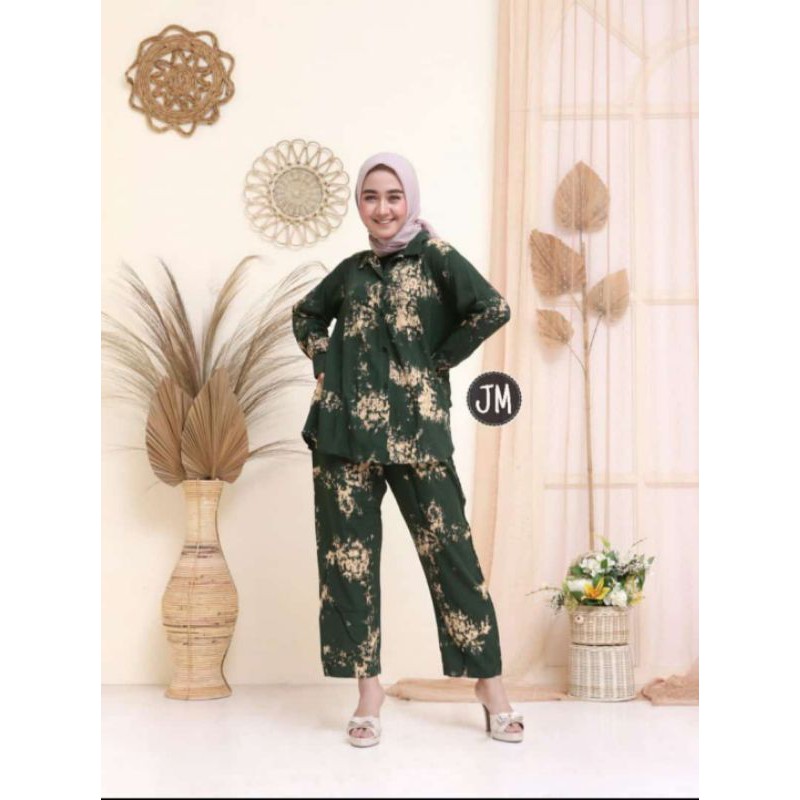 SETELAN TIE DYE ONESET PREMIUM CP RENDA ARAB