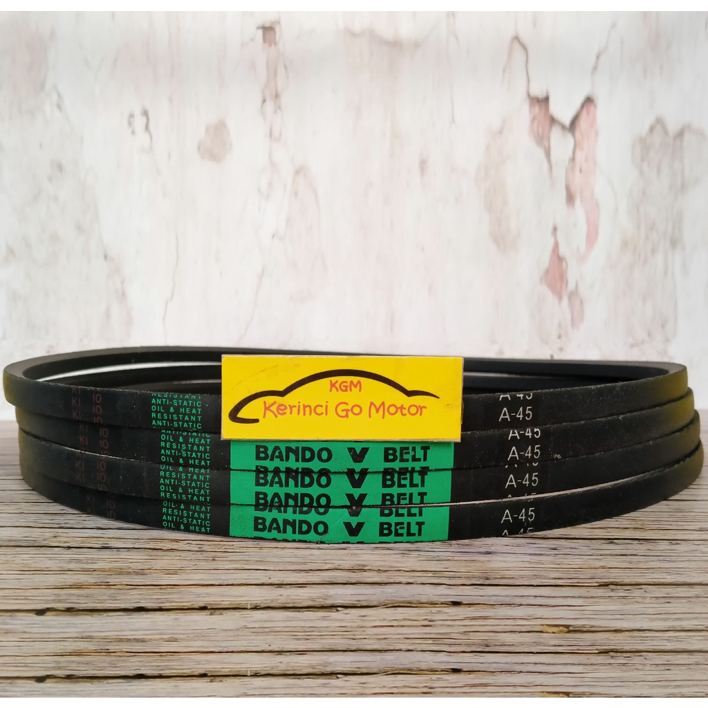 BANDO VAN BELT A-45 V BELT TALI KIPAS A45 FAN BELT VANBELT POLOS A-45