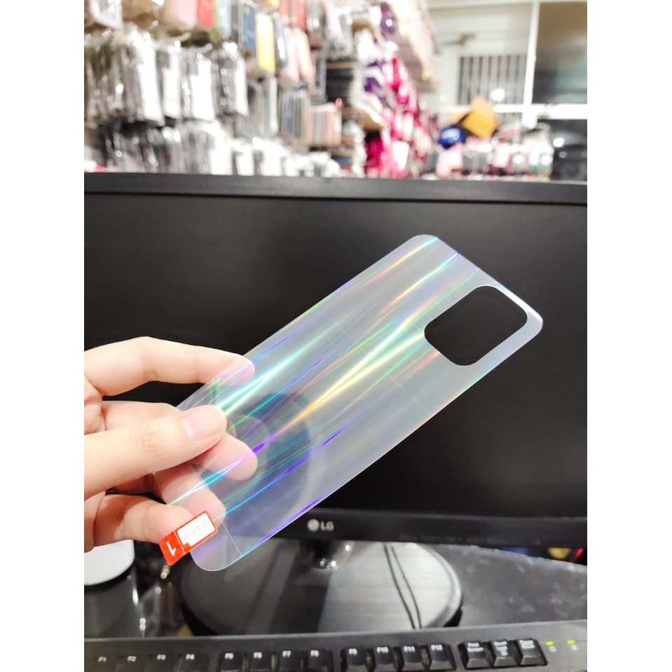 AGS Aurora Redmi Note 10 Redmi Note 10s 6.43 Inch Garskin Sticker Anti Gores Aurora Pelindung Belaka