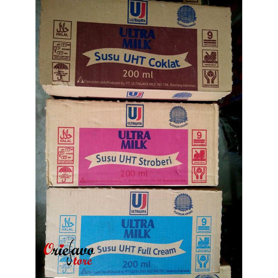 

[[BISA COD]] Susu Ultra 200 ml - Isi 24 Pcs - Strawberi BERKUALITAS Kode 852