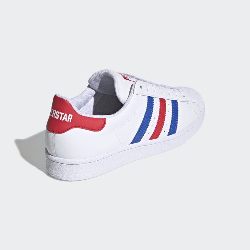 superstar white blue red