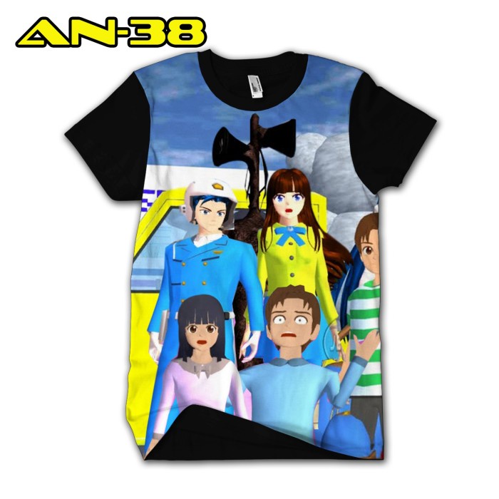 Kaos Sakura Simulator Baju Game Terlaris