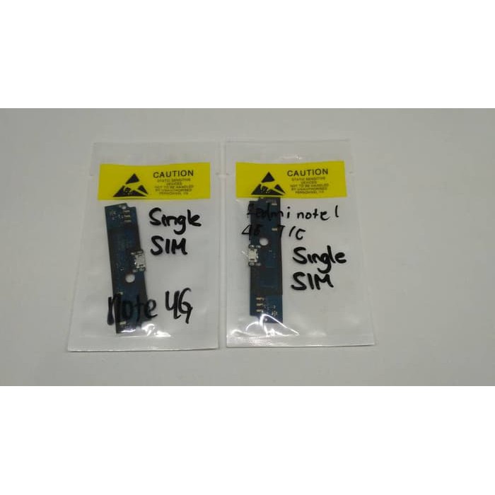 FLEXIBLE KONEKTOR CHARGER SINGLE SIM REDMI NOTE 4G
