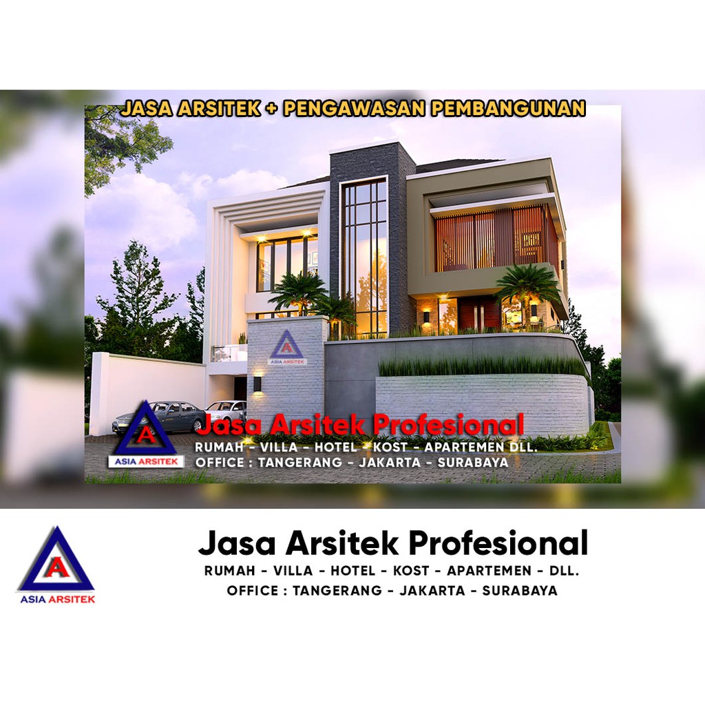 Jual Jasa Arsitek Gambar Rumah Tropis Modern Di Sawah Besar Jakarta Pusat Indonesia Shopee Indonesia