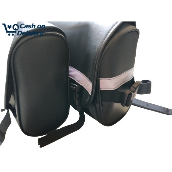 COD Top Rider - Sidebag Tas Bagasi Samping Motor ori - list hijau