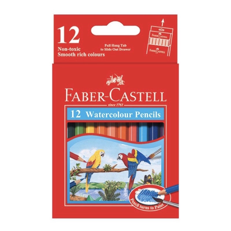 

PENSIL MEWARNAI FABER CASTEL WATER COLORS 12W pendek / 12W panjang/ 24W / 36W