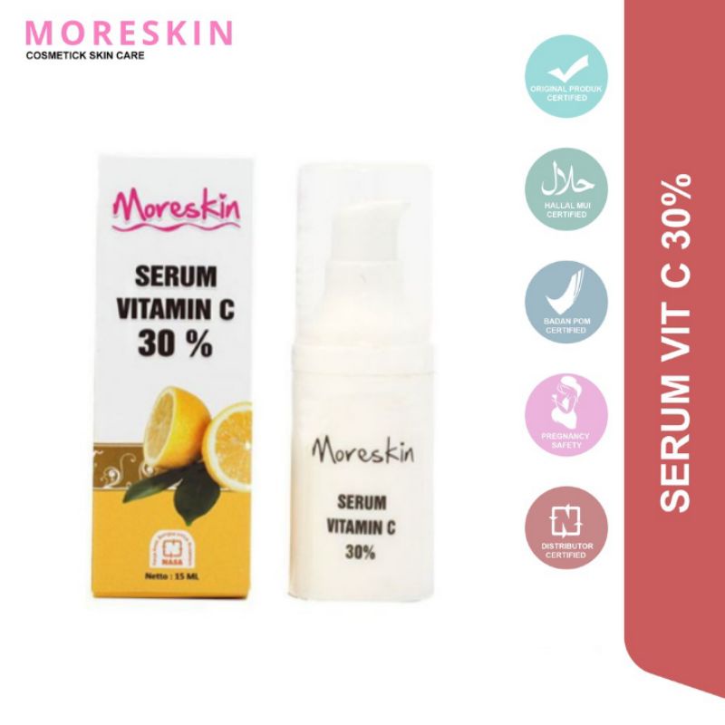 MORESKIN Serum Vitamin C 30% - Serum Wajah Bervitamin C
