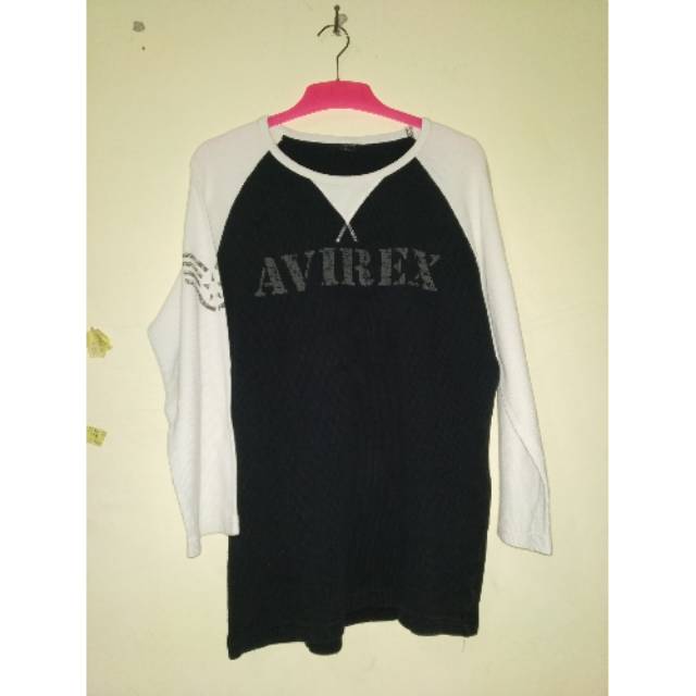 Kaos Lengen panjang AVIREX U.S.A Size XL - Ikbamshop