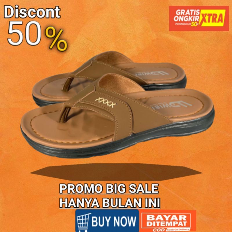 Sandal sendal kulit asli pria original sandal kulit pria original sendal kulit pria dewasa sandal ca