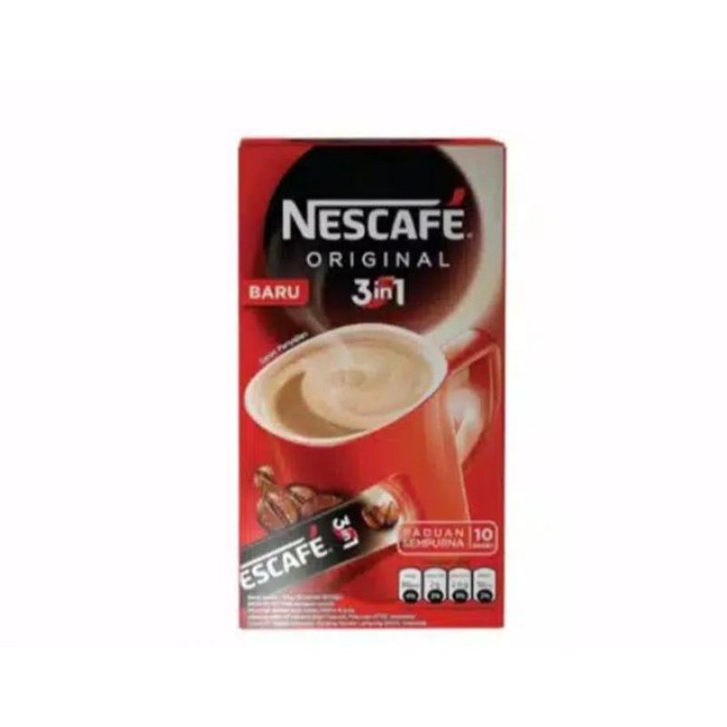 Nescafe Original 3in1 32 sticks (Made in Singapore) / (10 sachet x 17.5g ) - exp 2023