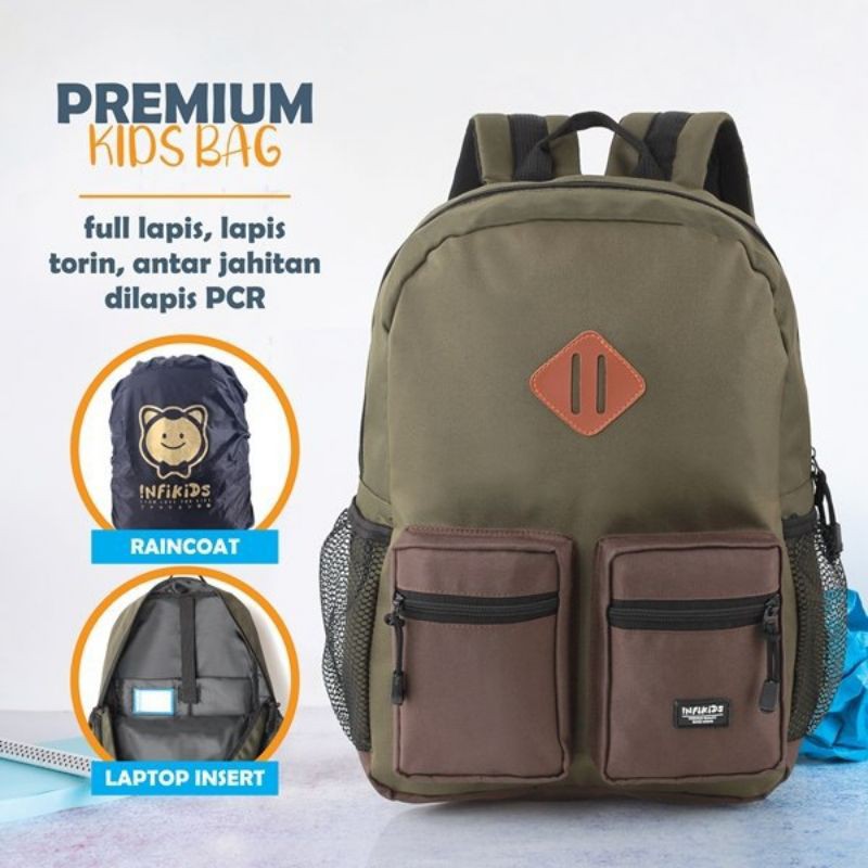 Tas punggung anak sekolah ransel backpack original bahan premium terbaru