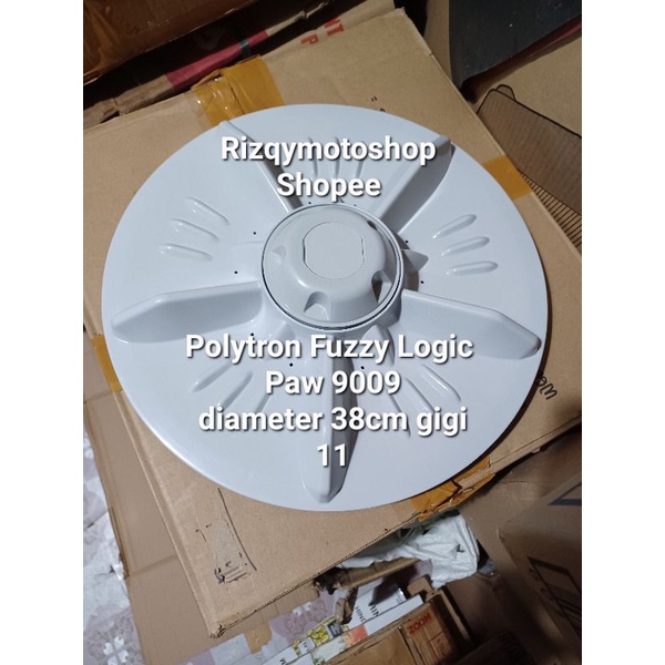 PULSATOR MESIN CUCI POLYTRON FUZZY LOGIC PAW9009 DIAMETER 38CM GIGI 11