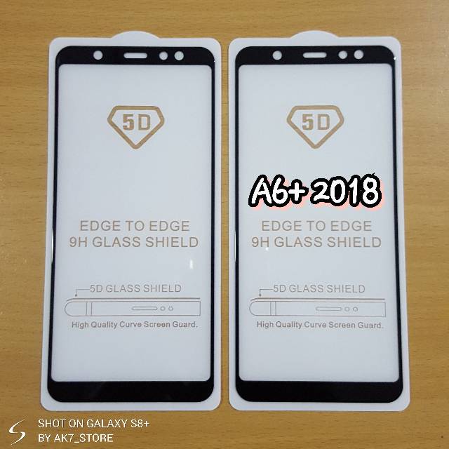 TEMPEREE GLASS 5D FULL COVER SAMSUNG M10 - M20 - J4 - J4 PLUS - J6 - J6 PLUS - J8 - SAMSUNG A6 PLUS