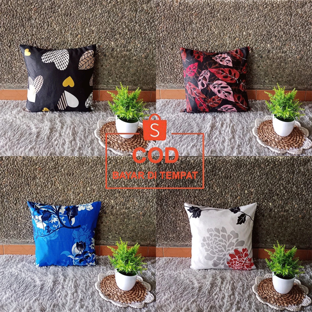 ✅COD Sarung Bantal Kursi Sofa Bed Minimalis 40x40 Perlengkapan Dekorasi Sofabed Ruang Tamu Ruangan Rumah Home Decor