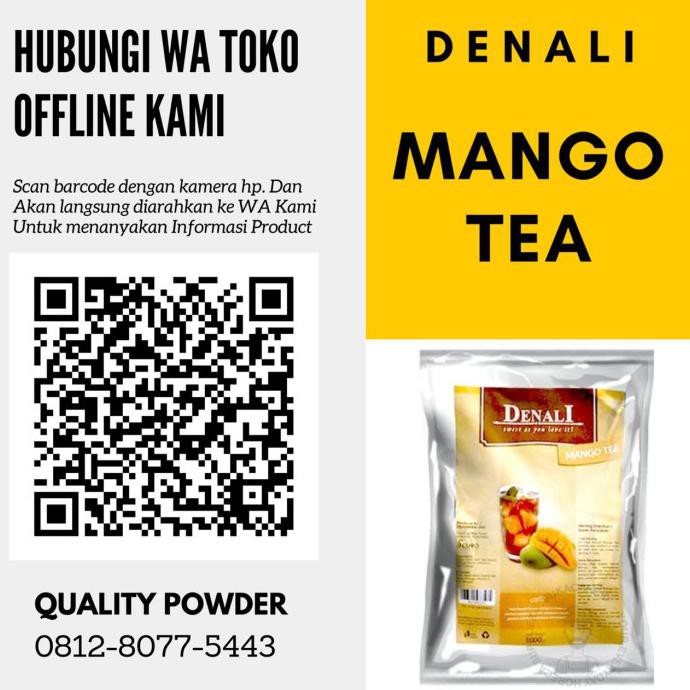 

BUBUK MINUMAN MANGO TEA POWDER RASA MANGGO TEH FRAPPE MANGGA DENALI