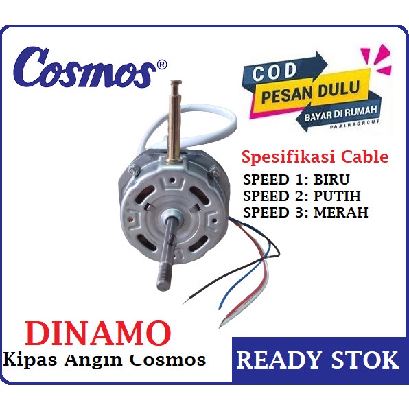 Dinamo Kipas Angin Cosmos Motor Kipas Angin 3 Speed-Original