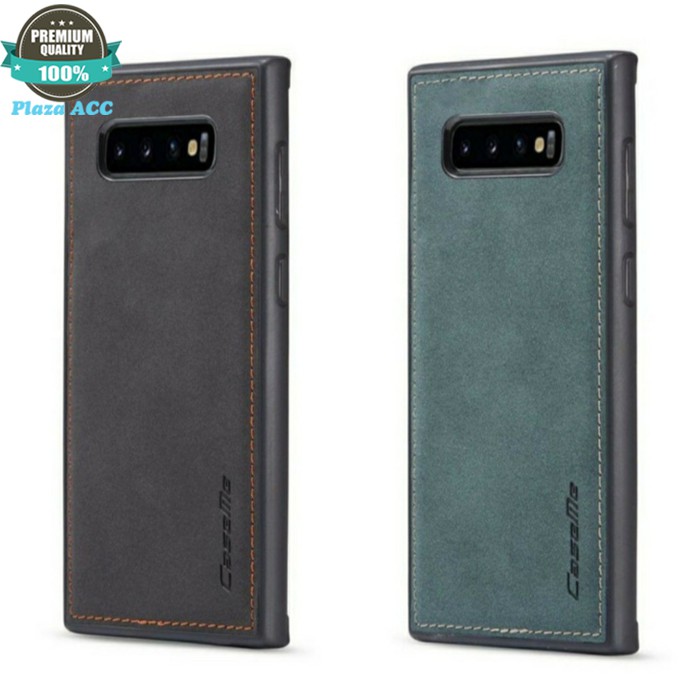 Orginal Elegant Leather Case Samsung S10 Plus - Casing Samsung S10 Plus Case