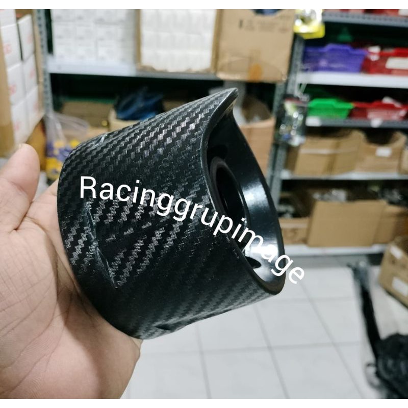 Corong Ujung Knalpot / Moncong Knalpot PCX 150 Carbon / Cover Tutup Moncong Knalpot PCX150 Carbon