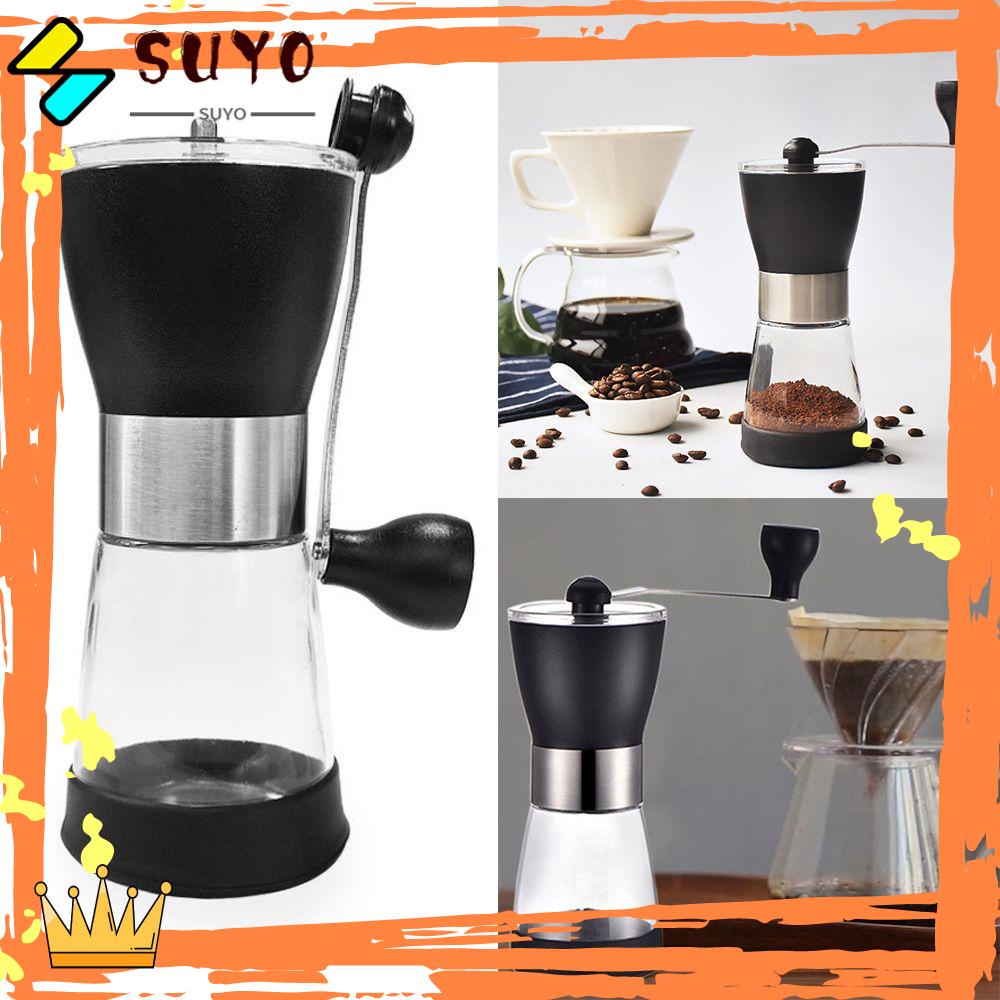 Suyo Alat Penggiling Kopi Manual Handmade Bahan Keramik Adjustable