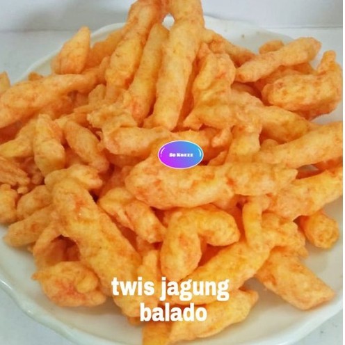 

twis jagung balado/twis jagung balado enak gurih/twis jagung balado murah/cemilan/oleholeh