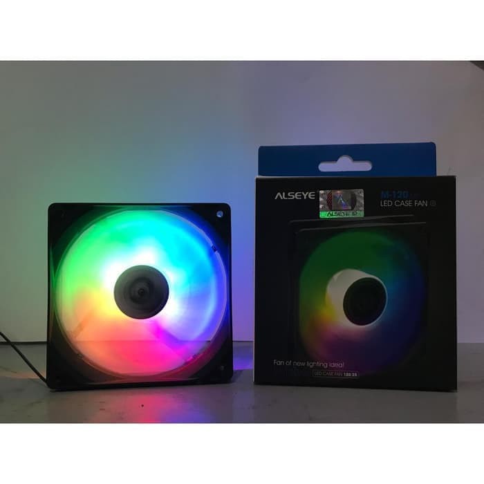 ALSEYE AIRMAX M120-MR Auto RGB Fan Kipas 12cm