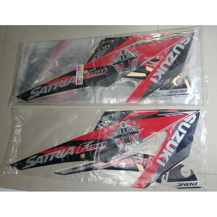 Stiker Bodi &amp; Lis Body &amp; Striping Satria Fu 2014 Limited Edition Gold