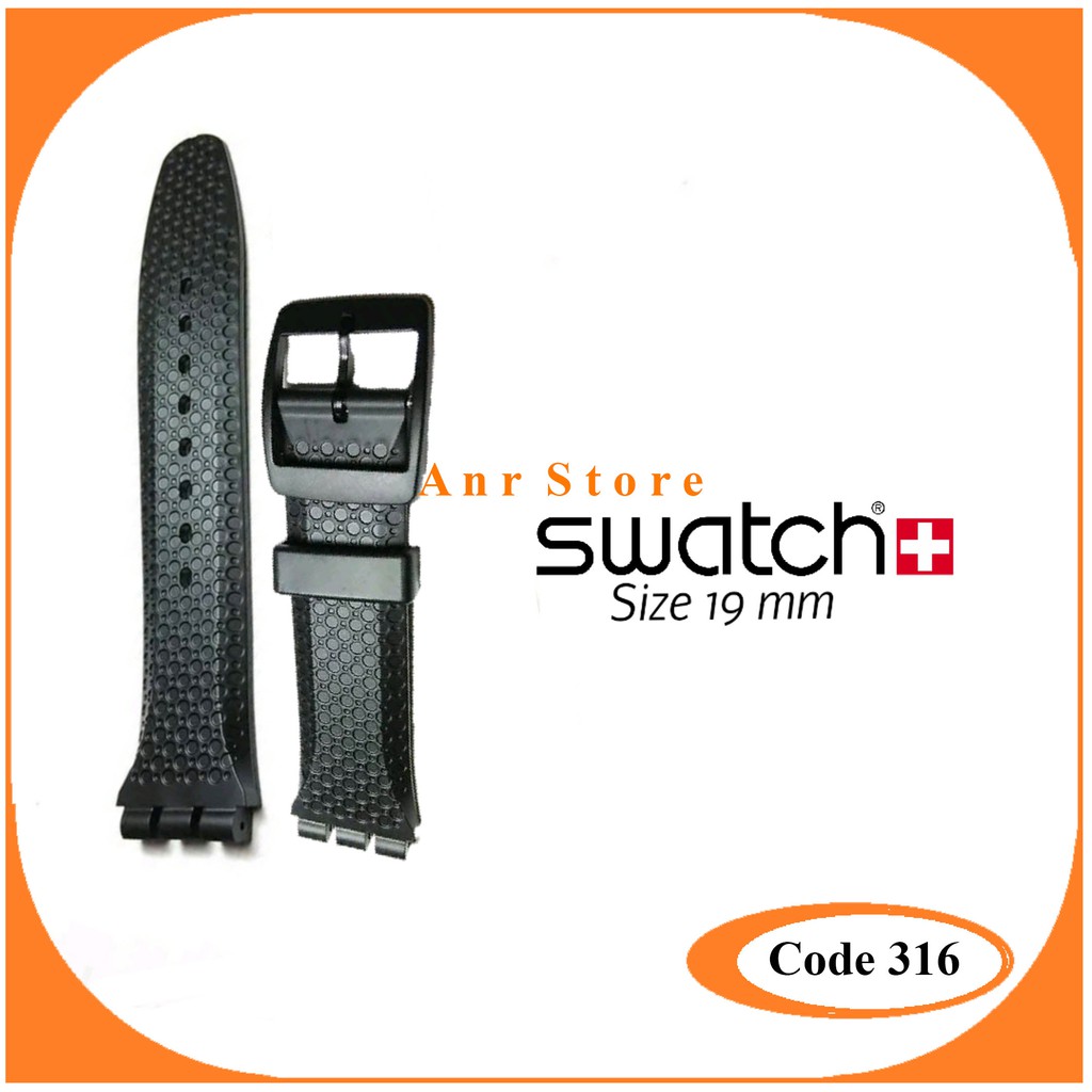 Tali Jam Tangan Swatch 19 mm Swatch Irony Chrono Diaphne Jelly in Jelly