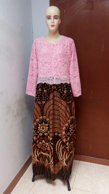 Pusat Kulakan Batik  Gamis Louisa Set