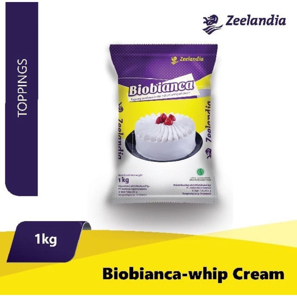 Zeelandia Biobianca Whip Cream Instant - Whip Cream 1kg