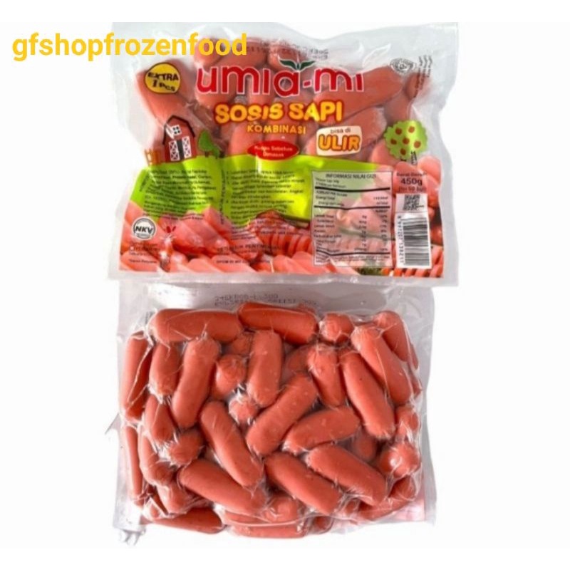 

Umia-mi Sosis Sapi Mini Isi 50 pcs berat 450g / Frozen Food