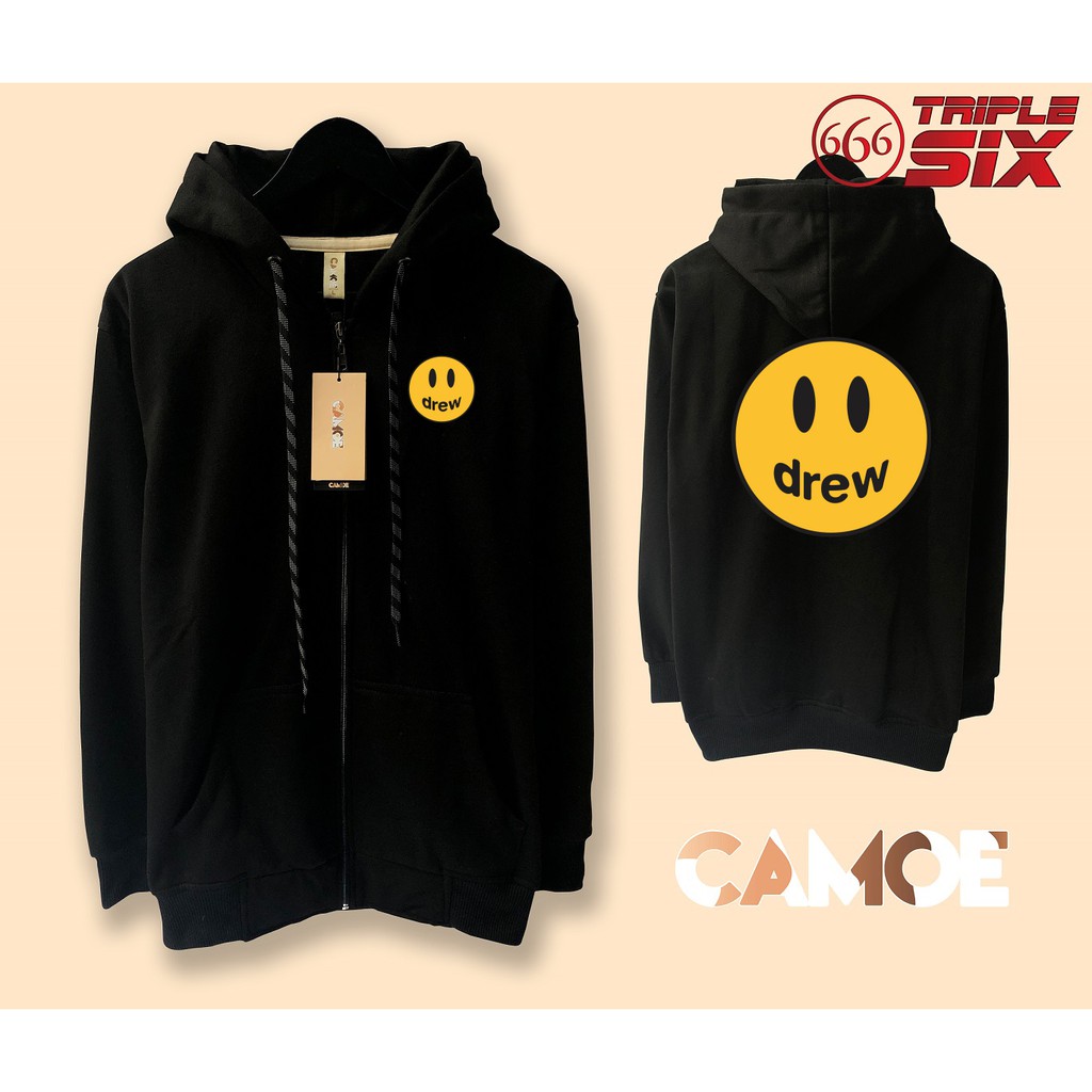 Jaket Hoodie Zipper Drew House Justin Bieber