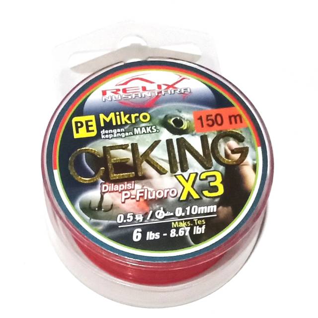 Senar pancing pe micro ceking relix nusantara
