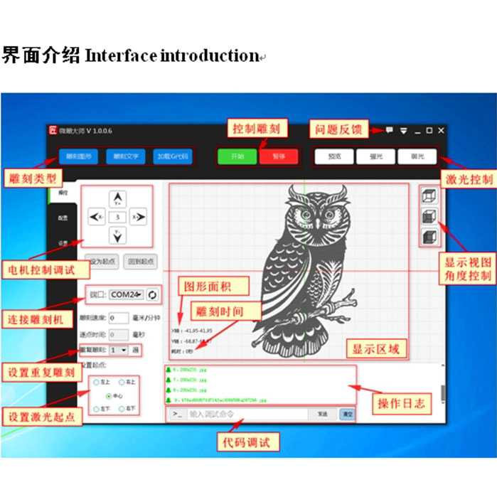 IDN TECH - XINRUI Printer 3D Ukir Kayu Laser Engraving Machine 500mW DVP6550