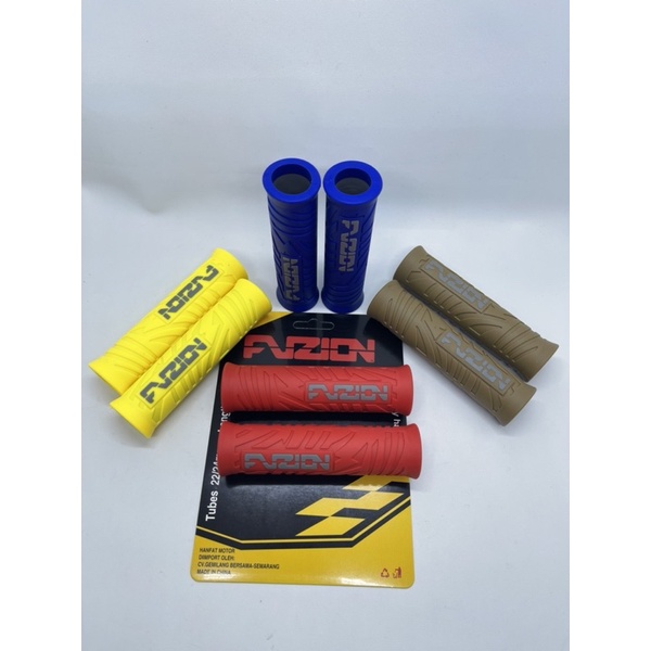 handgrip stang fuzion rubber grip motif new sarung gas karet gas handfat universal variasi motor kiri kanan