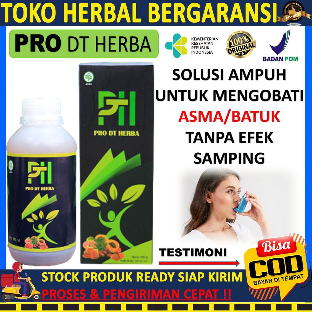 PRO DT Herba Obat Asma Ampuh, Obat Sesak Nafas, Obat sinusitis Asma TBC, Obat asma paling ampuh Obat
