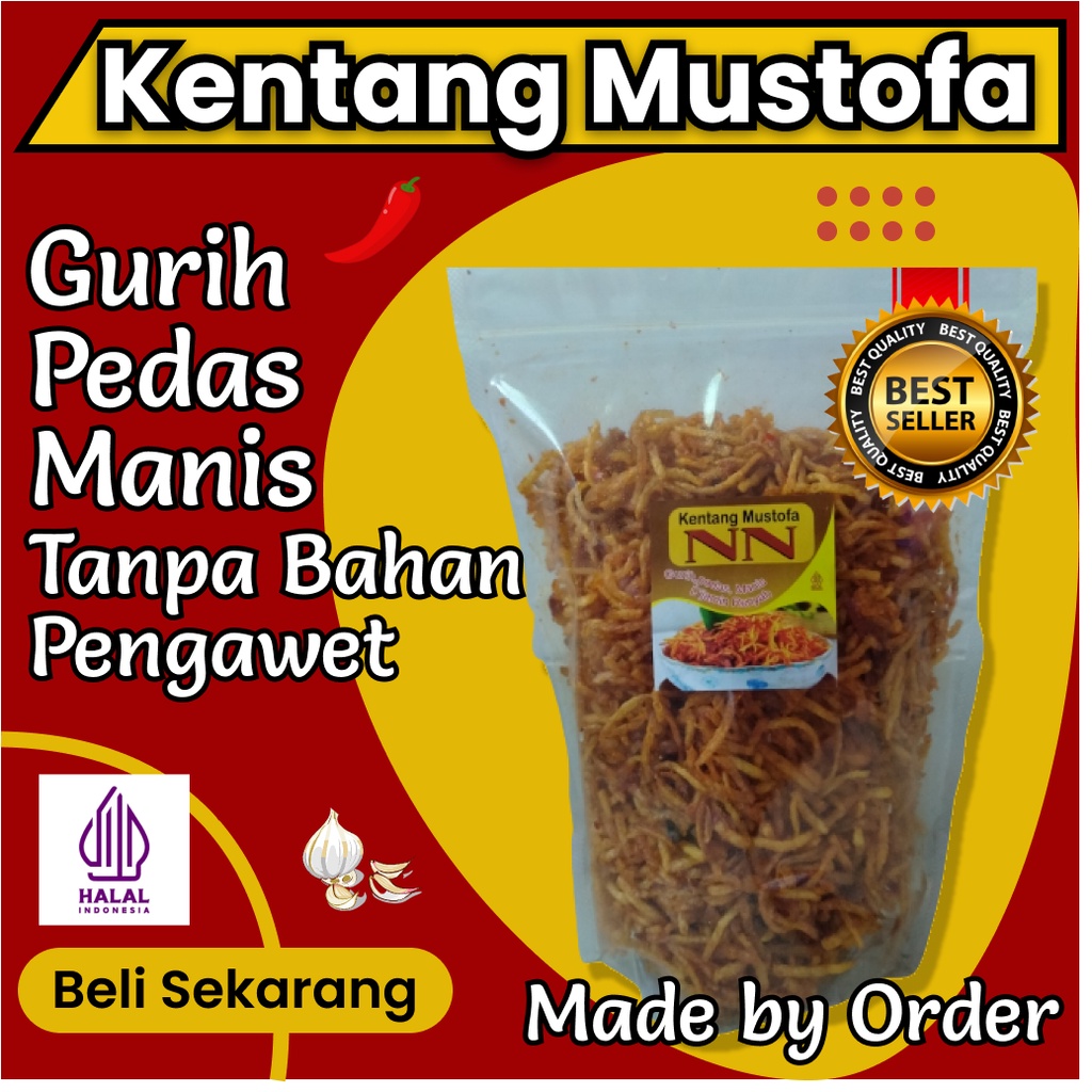 

Termurah!! Kentang Mustofa 200gr/500gr | Pedas Manis