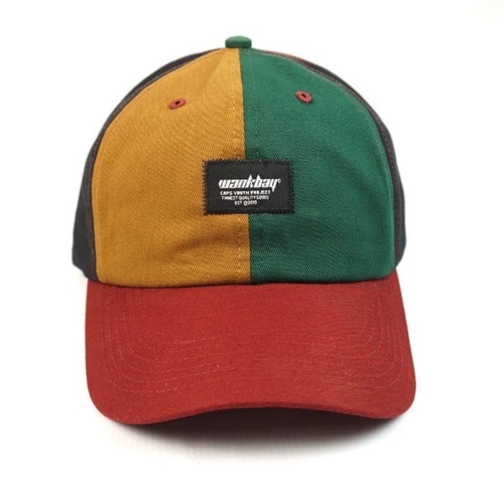 WANKBAY Polocap baseball Rainbow Topi Pria Wanita Topi Distro