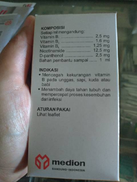 INJEKSI VITAMIN B KOMPLEKS B-Flex 20ml 50ML DAN 100ML