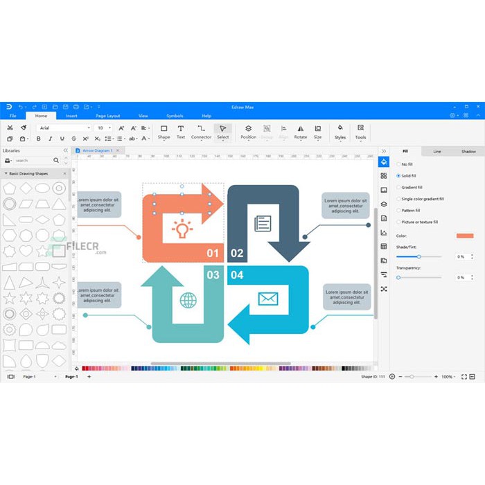 Wondershare EdrawMax 12 Tanpa Watermark versi 2023 Full Version Lifetime Software diagram all-in-one seperti diagram bisnis, flowchart