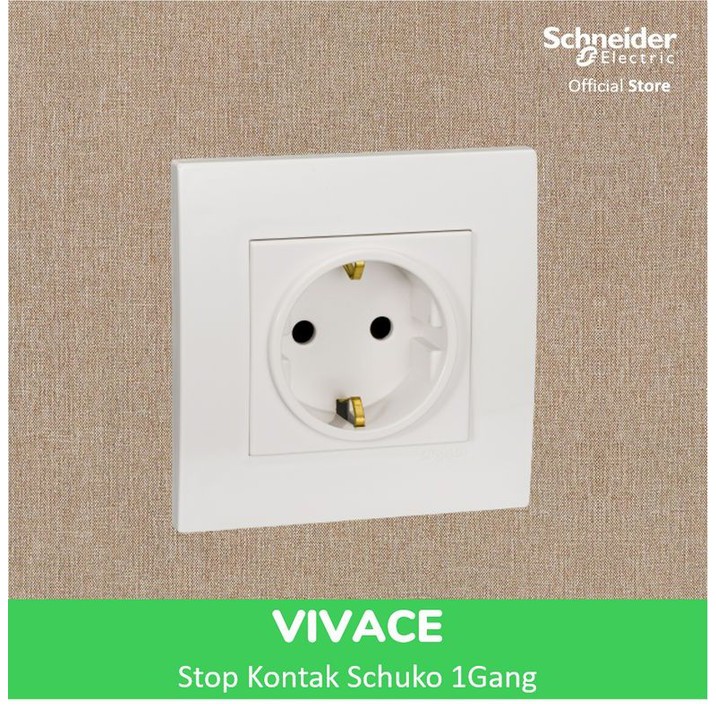 Stop kontak Schneider (Clipsal) 1 gang Type Vivace